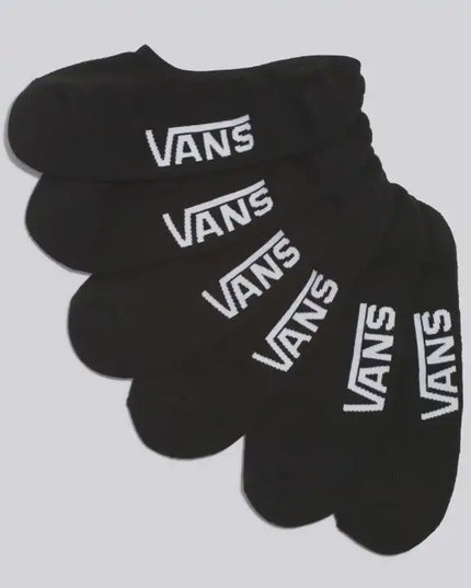 Vans - Classic Super No Show 3 Pack (Black)