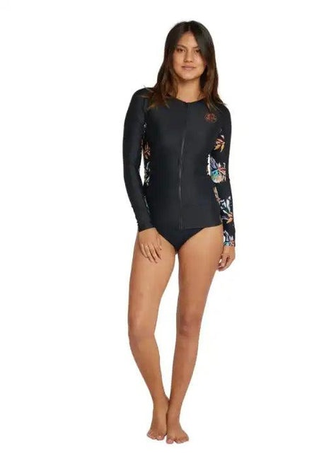 O'Neill - Bahia Front Zip Long Sleeve Rash Vest - Westside Surf + Street