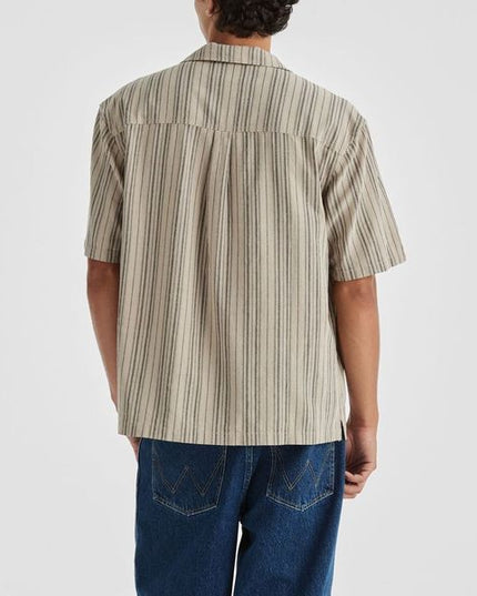 Wrangler - Box Resort Shirt (Hessian Stripe)