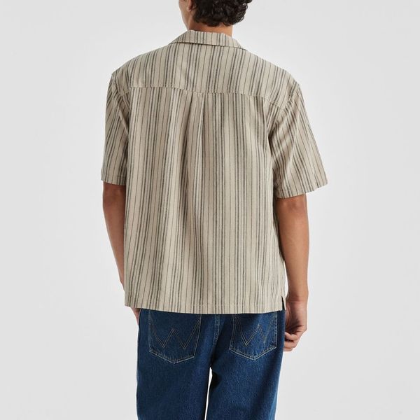 Wrangler - Box Resort Shirt (Hessian Stripe)