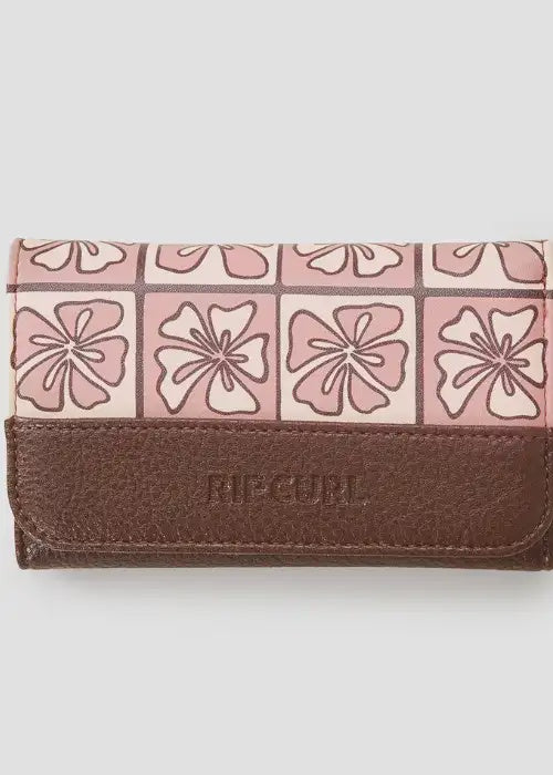 Rip Curl - Mixed Floral Mid Wallet (Bright Peach)