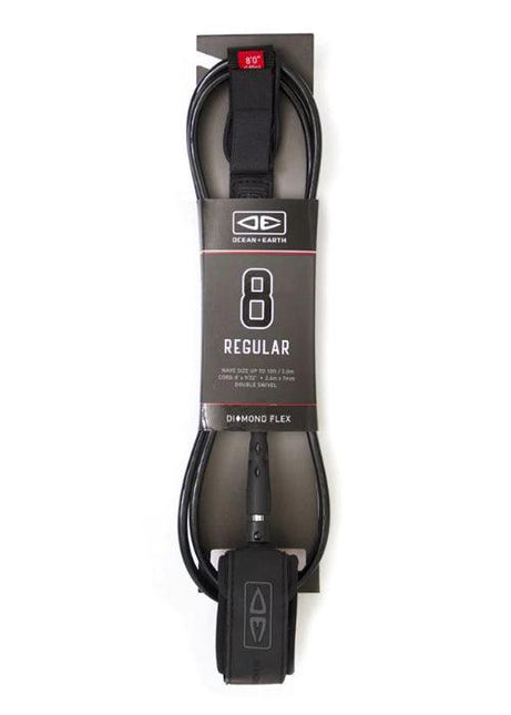 Ocean & Earth - Regular 8'0" Moulded Leash - Westside Surf + Street