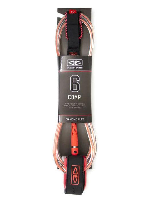 Ocean & Earth - Regular Comp 6'0" Leash - Westside Surf + Street