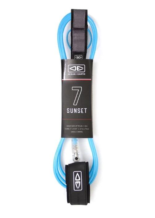 Ocean & Earth - Sunset 7'0" Moulded Leash - Westside Surf + Street