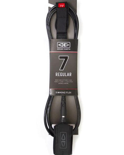 Ocean & Earth - Regular 7'0" Moulded Leash - Westside Surf + Street