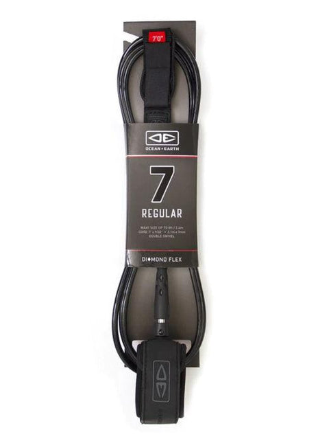 Ocean & Earth - Regular 7'0" Moulded Leash - Westside Surf + Street