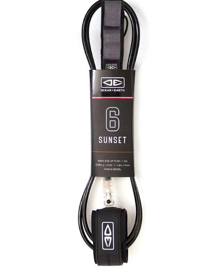 Ocean & Earth - Sunset 6'0" Moulded Leash - Westside Surf + Street