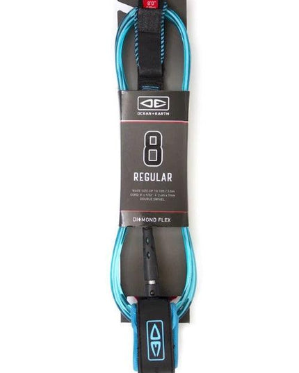 Ocean & Earth - Regular 8'0" Moulded Leash - Westside Surf + Street