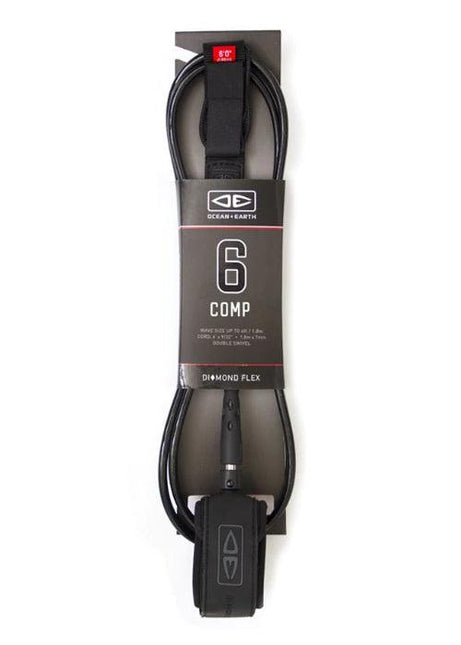 Ocean & Earth - Regular Comp 6'0" Leash - Westside Surf + Street