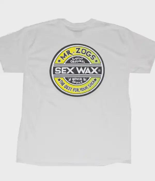Sexwax - Fade Tee (White) - Westside Surf + Street