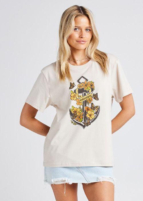 The Mad Hueys - Butterfly Anchor Tee (Womens) - Westside Surf + Street