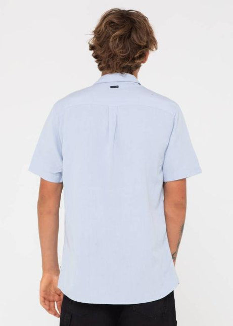 Rusty - Overtone Short Sleeve Linen Shirt (Mens) - Westside Surf + Street