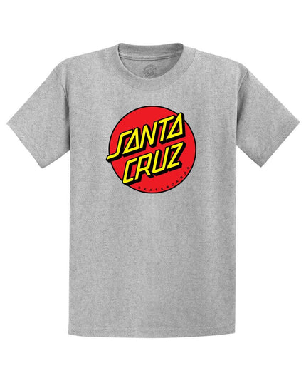 Santa Cruz - Classic Dot Front Short Sleeve Regular Fit Tee (Boys) - Westside Surf + Street