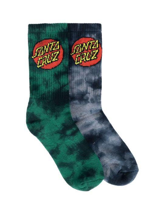 Santa Cruz - Classic Dot Tie Dye Sock Youth