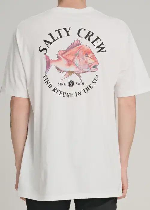 Salty Crew - Snap Attack Standard Short Sleeve Tee (White) - Westside Surf + Street