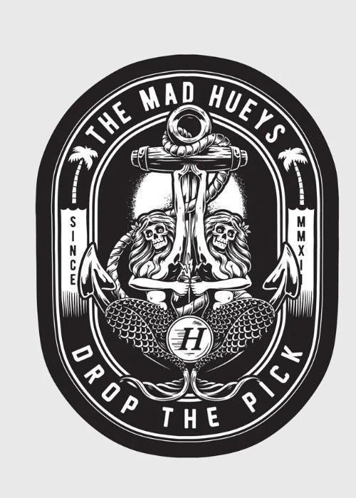 The Mad Hueys - Drop The Pick Sticker - Westside Surf + Street