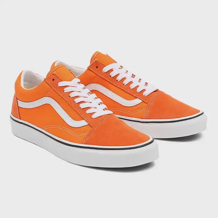 Low top hotsell orange vans