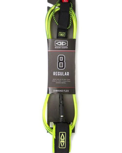 Ocean & Earth - Regular 8'0" Moulded Leash - Westside Surf + Street