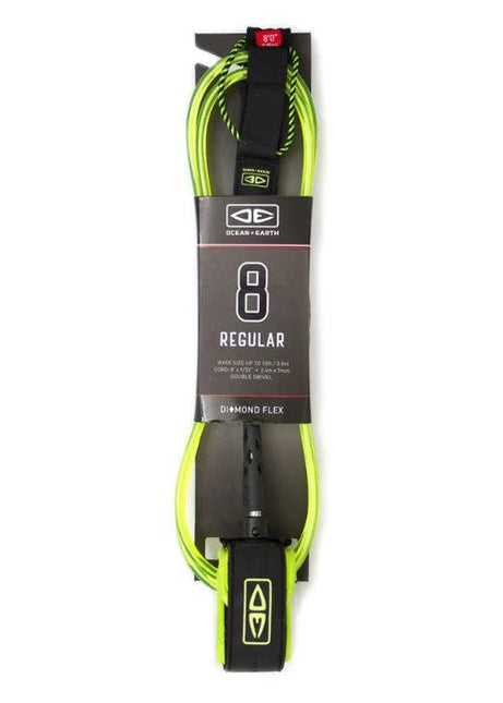Ocean & Earth - Regular 8'0" Moulded Leash - Westside Surf + Street