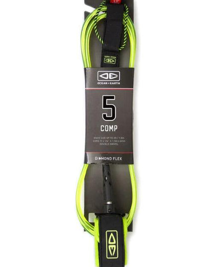 Ocean & Earth - Regular Comp 5'0" Leash - Westside Surf + Street