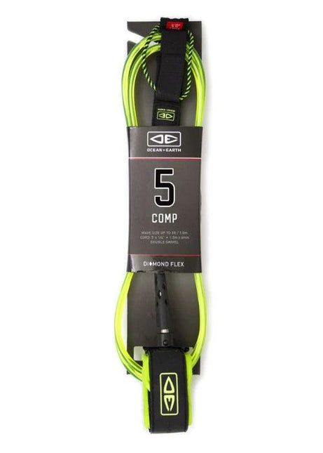 Ocean & Earth - Regular Comp 5'0" Leash - Westside Surf + Street