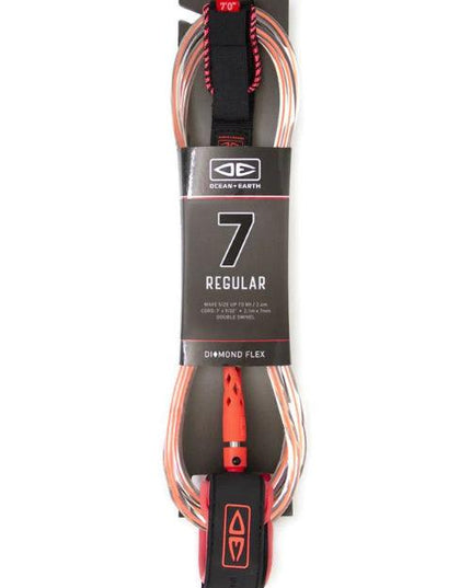 Ocean & Earth - Regular 7'0" Moulded Leash - Westside Surf + Street