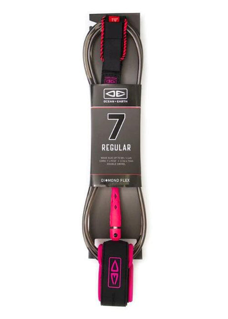 Ocean & Earth - Regular 7'0" Moulded Leash - Westside Surf + Street