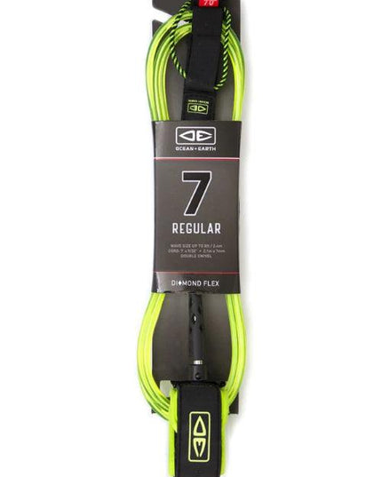 Ocean & Earth - Regular 7'0" Moulded Leash - Westside Surf + Street