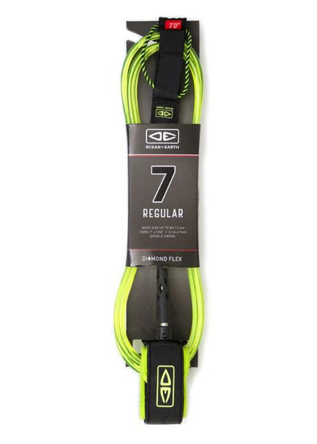 Ocean & Earth - Regular 7'0" Moulded Leash - Westside Surf + Street