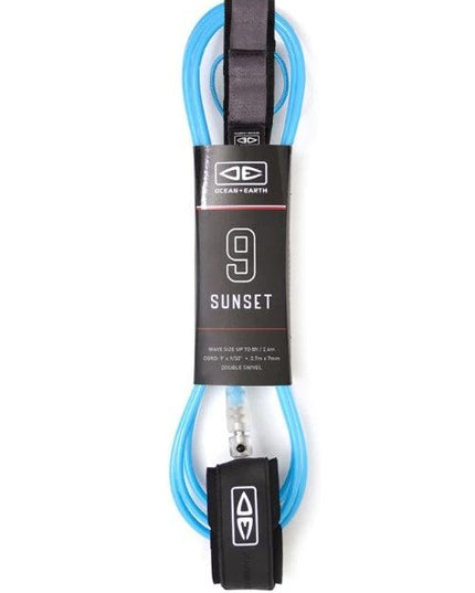 Ocean & Earth - Sunset 9'0" Moulded Leash - Westside Surf + Street