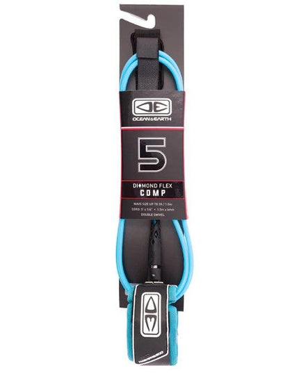 Ocean & Earth - Regular Comp 5'0" Leash - Westside Surf + Street