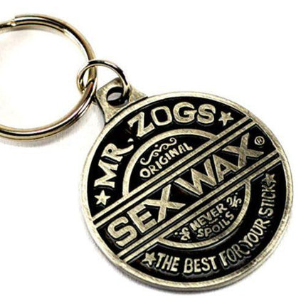 Sexwax Pewter Key Ring - Westside Surf + Street