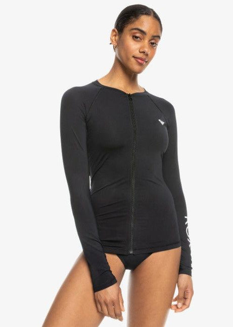 Roxy - New Essentials Long Sleeve Zipped Lycra - Westside Surf + Street
