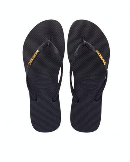 Havaianas - Slim Logo Metallic Jandals - Westside Surf + Street