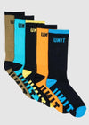 Unit - Bamboo React 5 Pack Socks - Westside Surf + Street