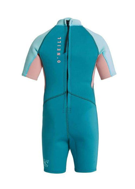 Oneill - Girls Toddler Reactor Back Zip Short Sleee Spring 2mm - Westside Surf + Street