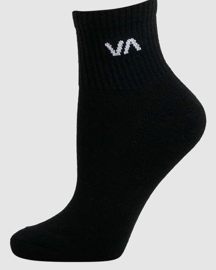 RVCA - VA Mini Crew Sock Black - Westside Surf + Street