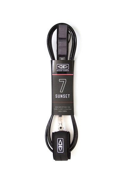 Ocean & Earth - Sunset 7'0" Moulded Leash - Westside Surf + Street