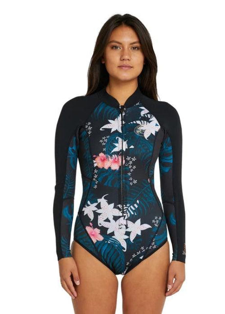O'Neill - Bahia Front Zip Long Sleeve Cheeky Spring 2mm - Westside Surf + Street